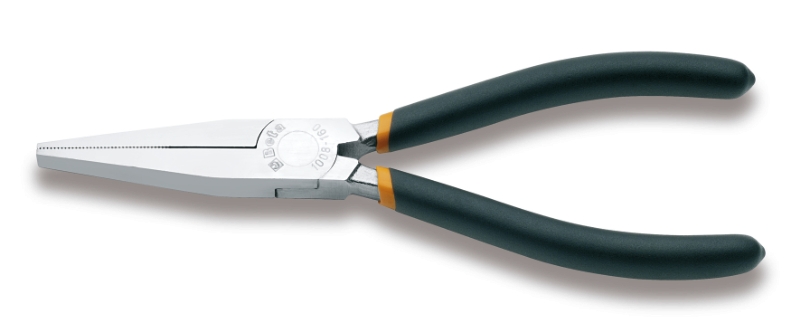 Long flat knurled nose pliers, slip-proof double layer PVC coated handles category image