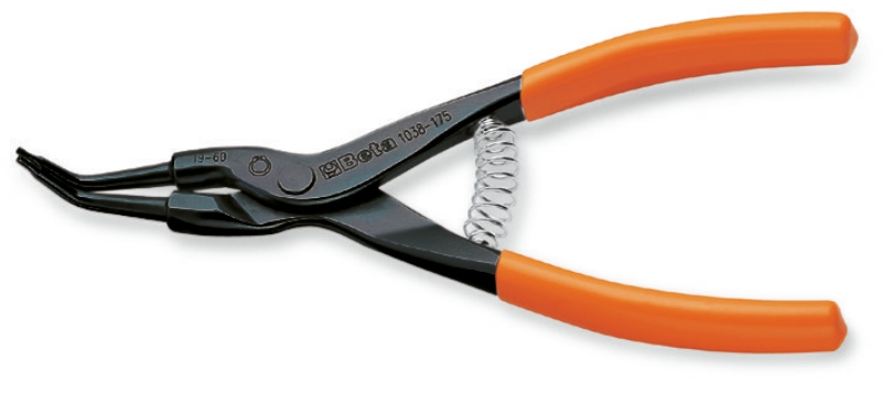 External circlip pliers, bent pattern, 45° PVC-coated handles category image