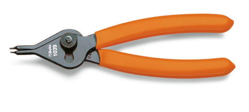 Straight point pliers for internal and external circlips PVC-coated handles category image