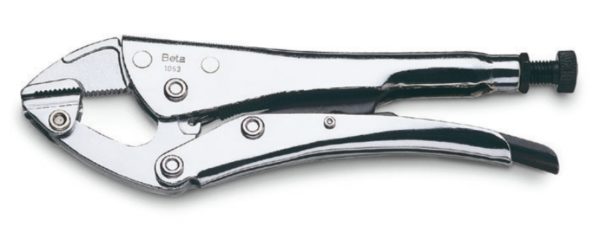 Adjustable self-locking pliers, floating jaw