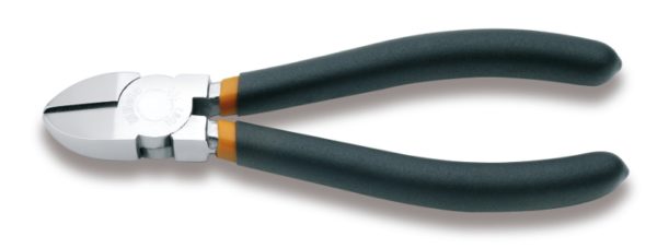 Diagonal cutting nippers, chrome-plated, slip-proof double layer PVC coated handles