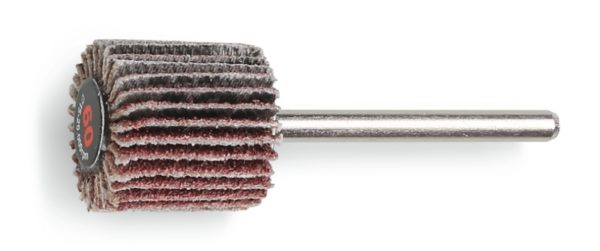 Shaft-mounted flap wheels, corundum abrasive cloth flaps