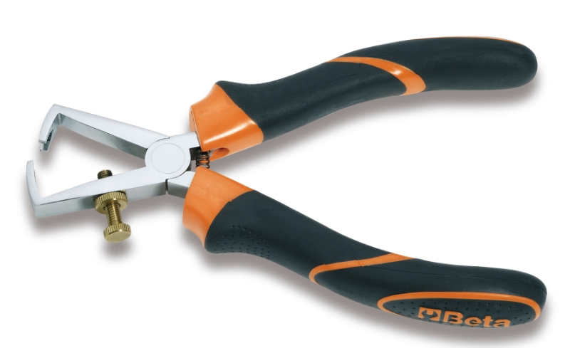 Wire stripping pliers, bi-material handles category image