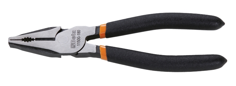​Heavy duty combination pliers, slip-proof double layer PVC coated handles, industrial finish category image