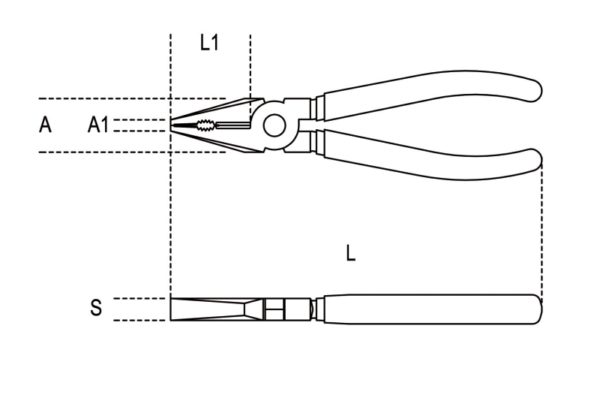 ​Heavy duty combination pliers, bi-material handles, industrial finish - Image 3