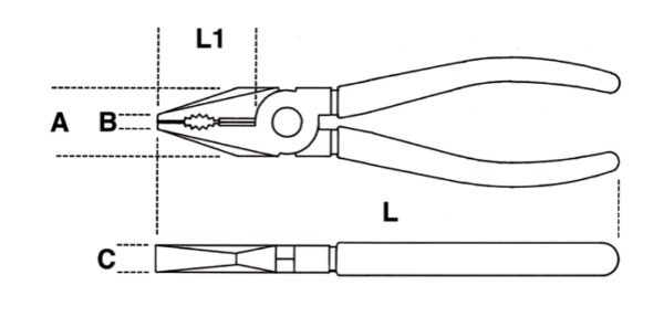 Combination pliers, bright chrome-plated - Image 2