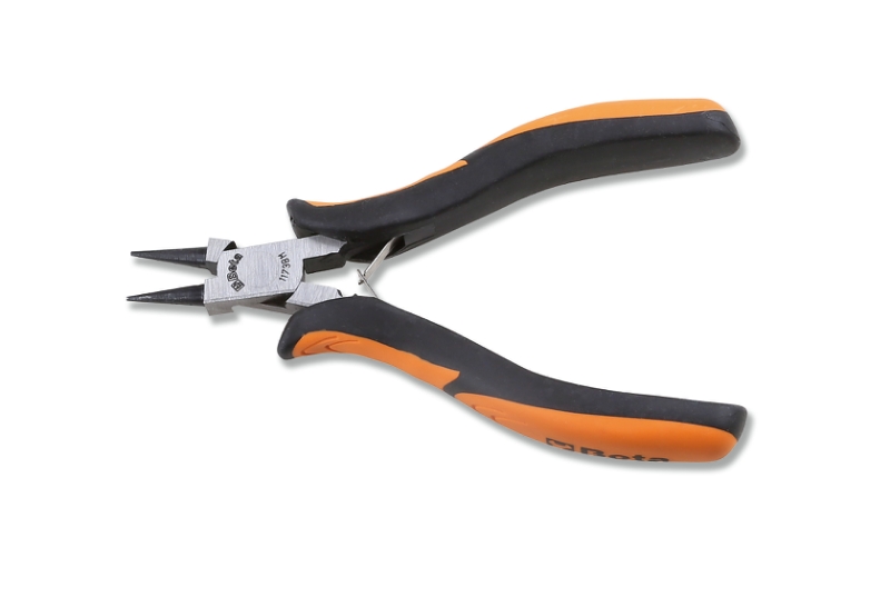 Round short nose pliers bi-material handles category image