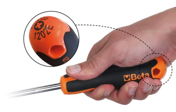 Evox screwdrivers for Tamper Resistant Torx® head screws, with handles chrome-plated, black tips - Image 3