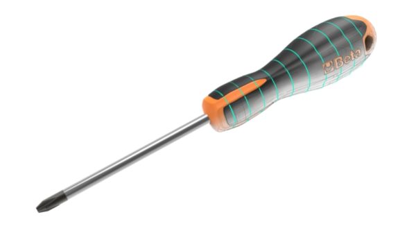 Evox screwdrivers for cross head Pozidriv®-Supadriv® screws, chrome-plated, black tips - Image 6