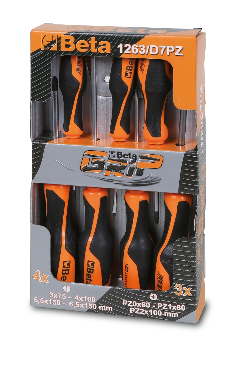 Set of 7 screwdrivers (items 1260, 1269PZ) category image