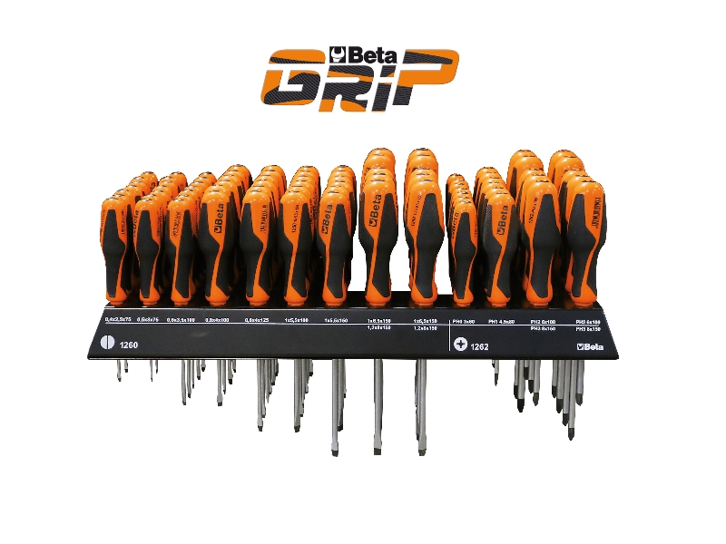 Wall-mounted display with 78 screwdrivers category image