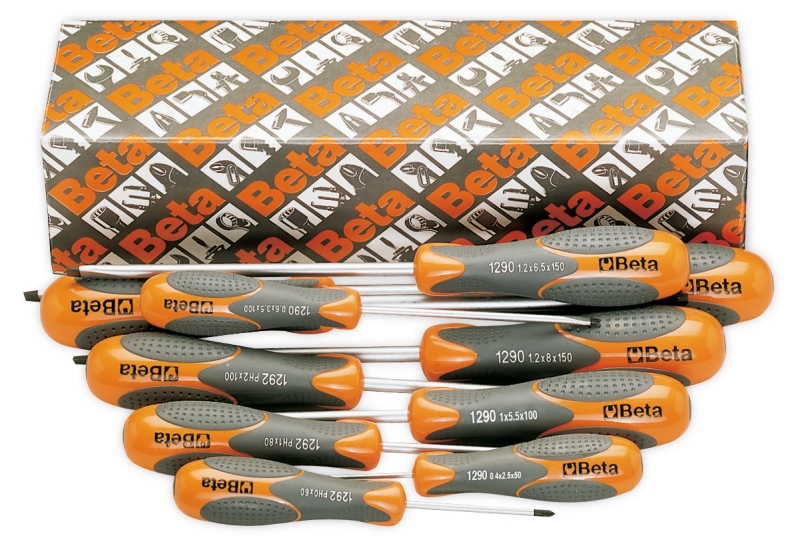 Set of 10 screwdrivers (items 1290, 1292) category image