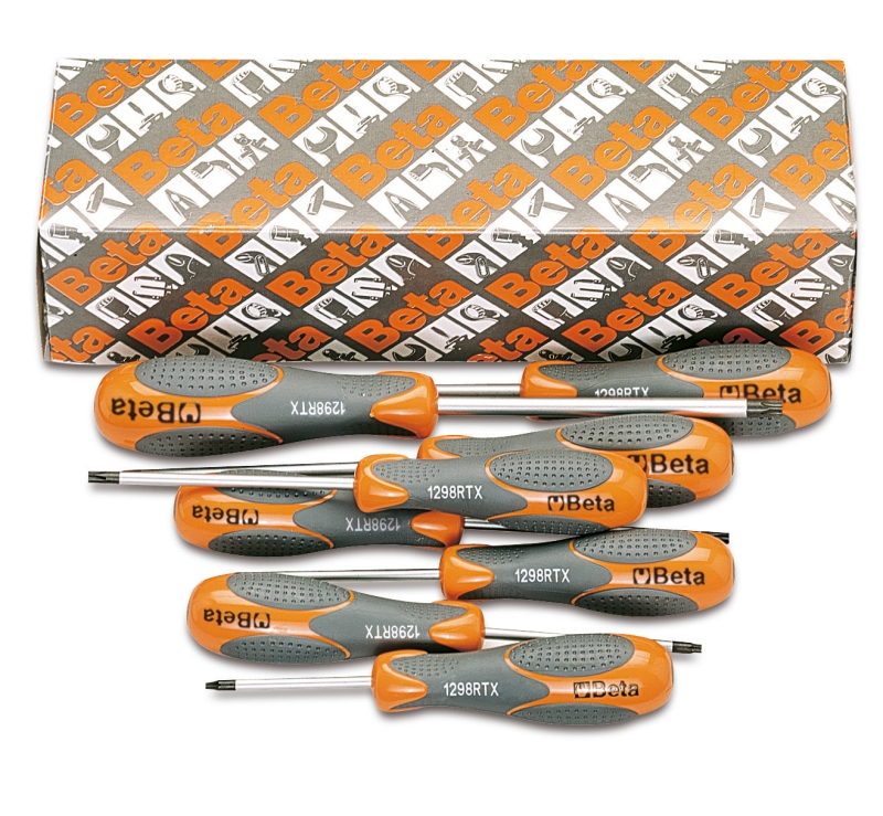 Set of 8 screwdrivers for Tamper Resistant Torx® head screws (item 1298RTX) category image