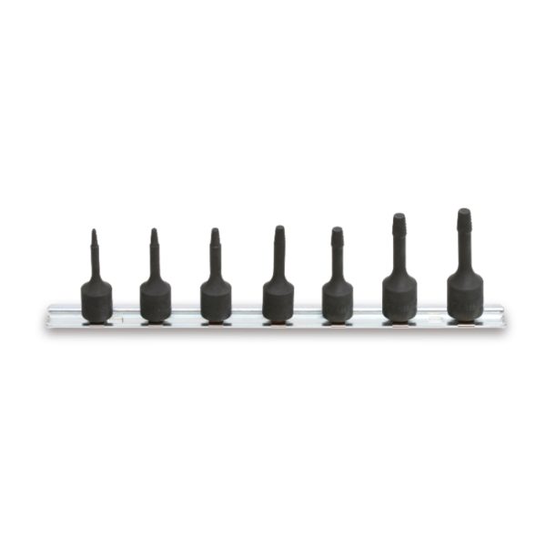 Set of 7 pullers for damaged screws and stud bolts with square drive (item 1429) on support - Image 2