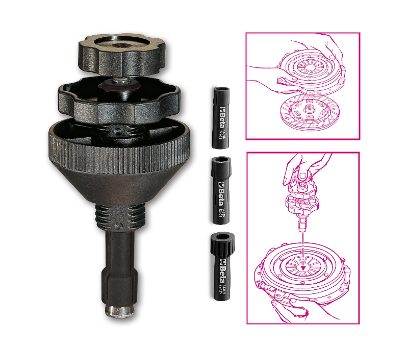 Universal clutch aligner complete with 3 expansion mandrels category image