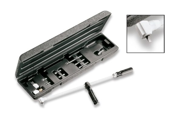 Angular screwdriver (90°), long series, with blades, in case - Image 3