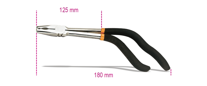 Combination pliers, bright chrome-plated, double layer PVC coated gun handles category image