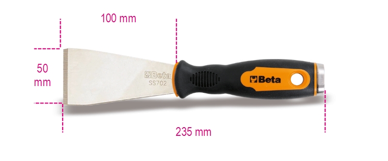 Flat putty knife scraper category image