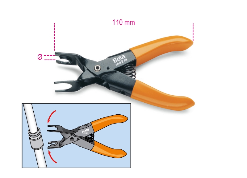Quick coupler pliers for fuel pipes category image