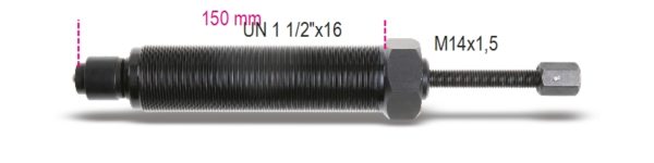 Hydraulic screw for ball joint pullers 1559/36 and 1559/45, for heavy vehicles