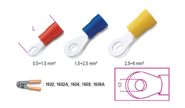 Pre-insulated ring terminals