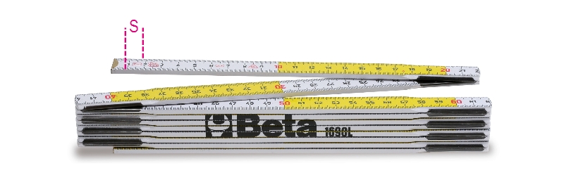 Folding ruler made of birch precision class III category image