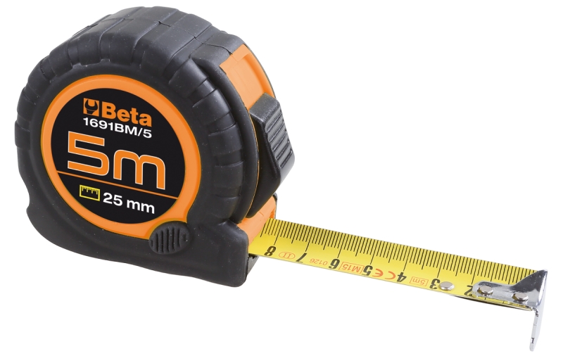 Measuring tapes shock-resistant bimaterial ABS casings, steel tapes, precision class: II category image
