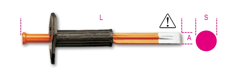Masonry chisels with hand guards category image