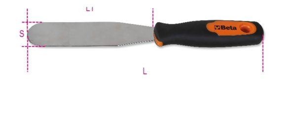 Mixer spatulas, with stainless steel blades and handles - Image 2