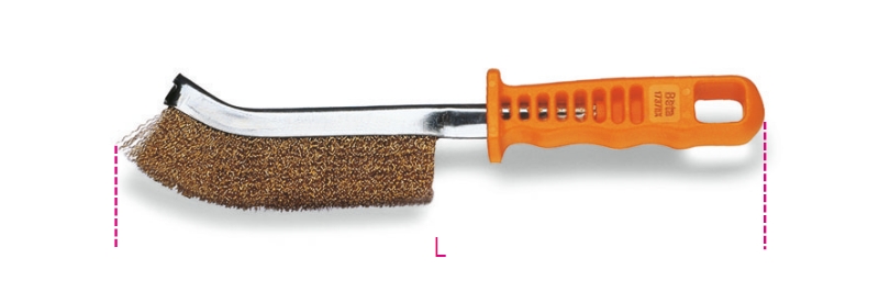Brake shoe cleaning brush, brassed steel wires, wire Ø: 0.3 mm category image