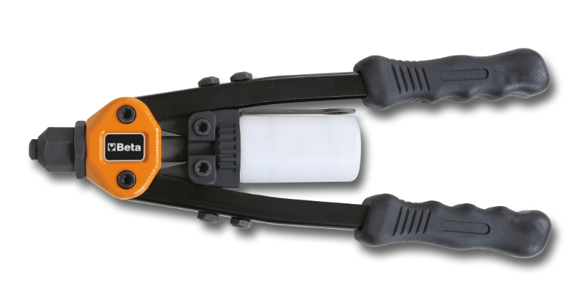 Compact heavy-duty riveting pliers, supplied with 5 interchangeable nozzles category image