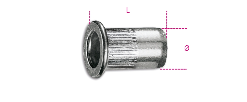 Aluminium threaded rivets for items 1742-1742A-1946KF category image