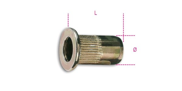 Steel threaded rivets for items 1742-1742A-1946KF