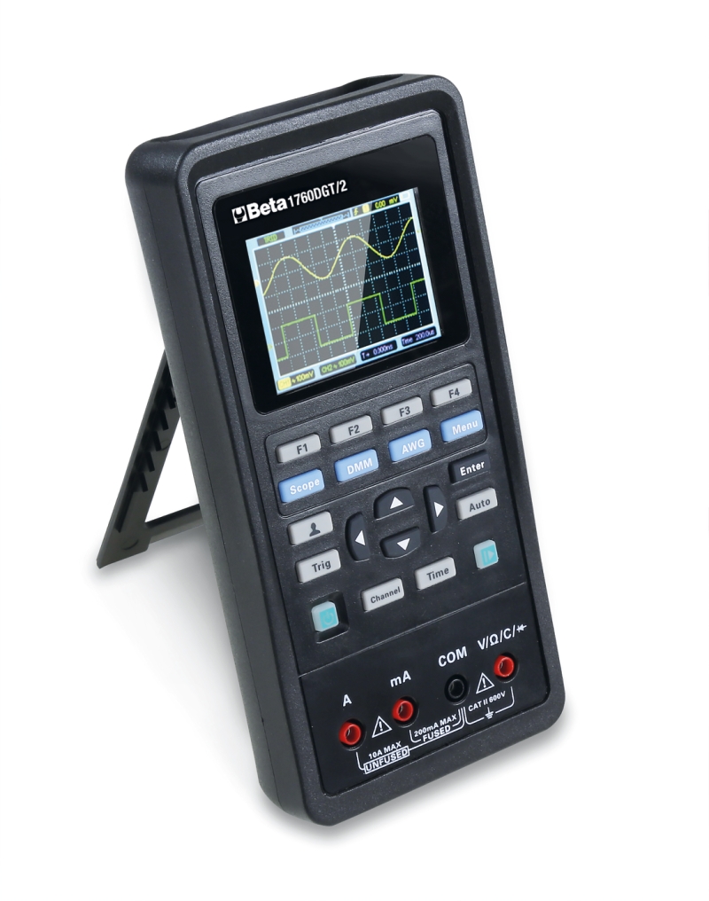 ​Digital automotive multimeter, portable, with 2-channel oscilloscope and waveform generator category image