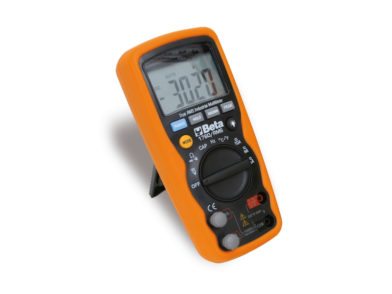 Industrial digital multimeter accurate and sturdy, in a 6-mm co-moulded shell, with antislip, shockproof outer rubber part category image