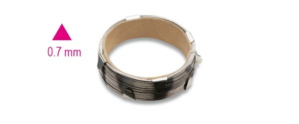Steel cable for glass windows