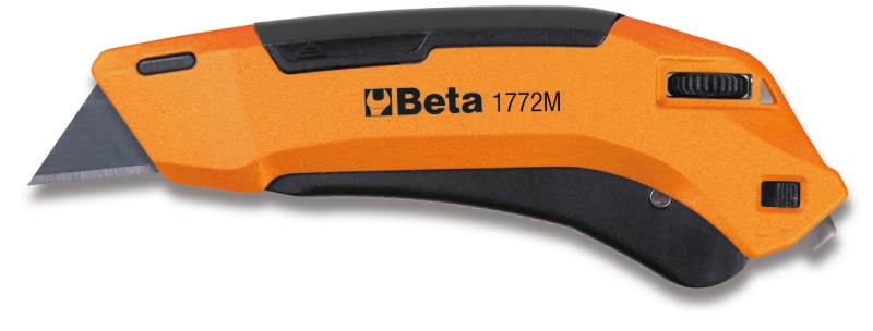 Safety utility knife with retractable blade, supplied with 3 blades category image