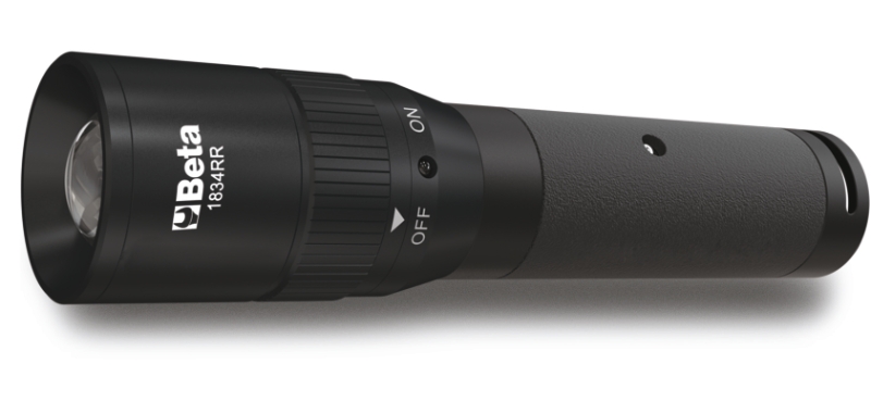 LED torch, rechargeable in cigarette lighter socket, adjustable focus category image