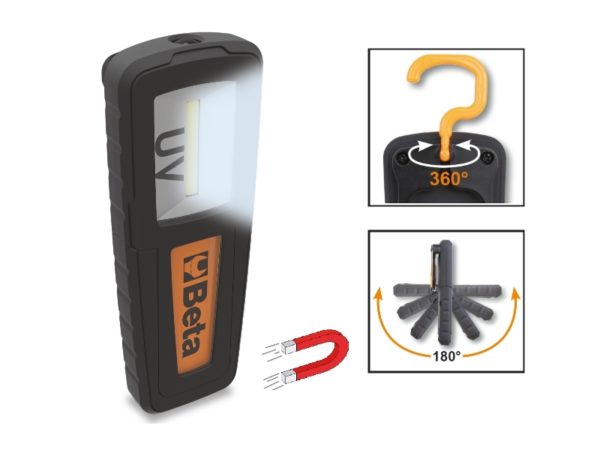 Rechargeable UV and white light inspection lamp ideal for detecting leaks - Image 3