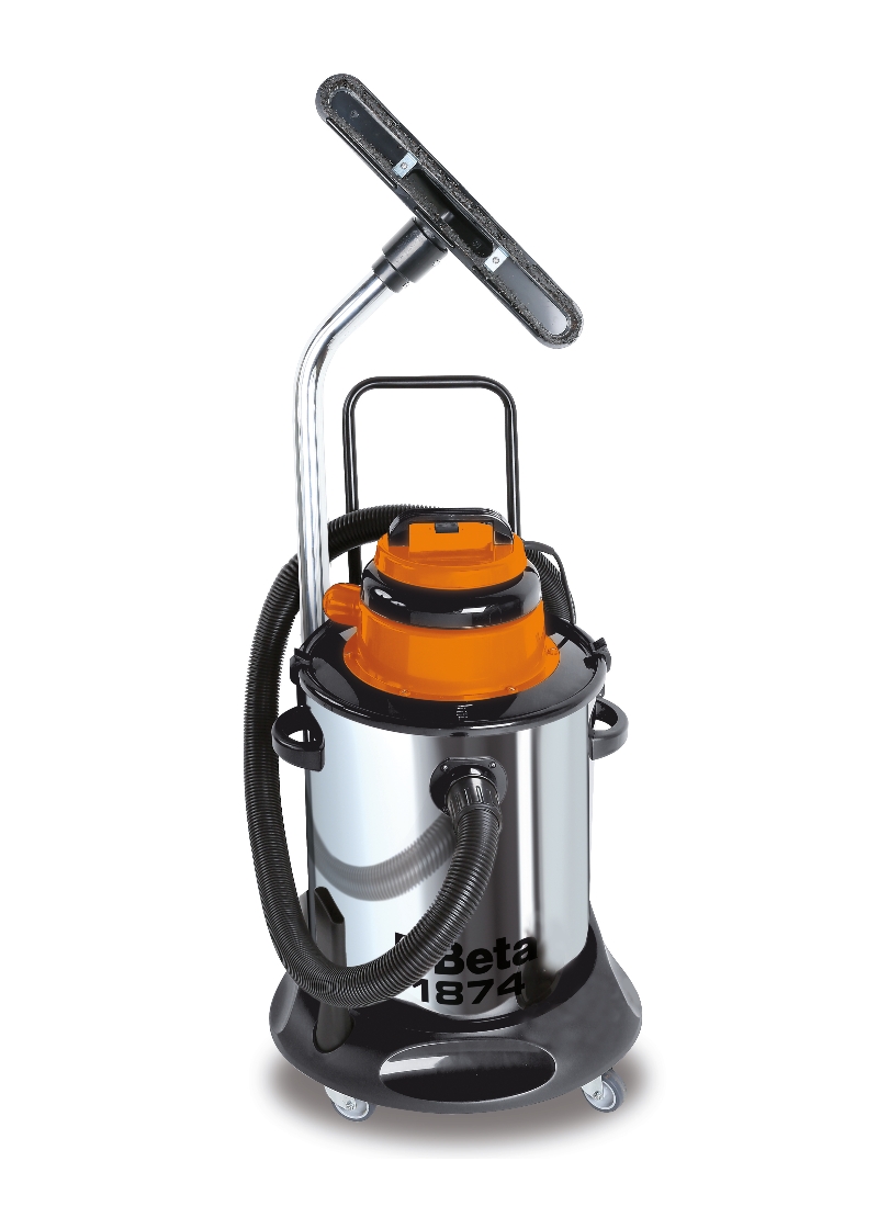 Solid and fluid vacuum cleaner, 50 l, stainless steel drum category image