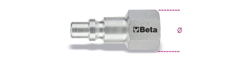 Quick couplings, Italian profile, female threaded, cylindrical (BSP) category image