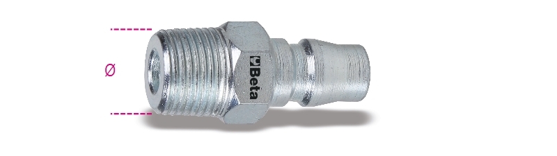 Quick couplings, Asian profile, male threaded, tapered (BSPT) category image