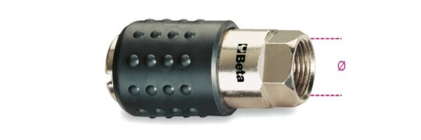Universal ball quick couplers, shockproof rubber