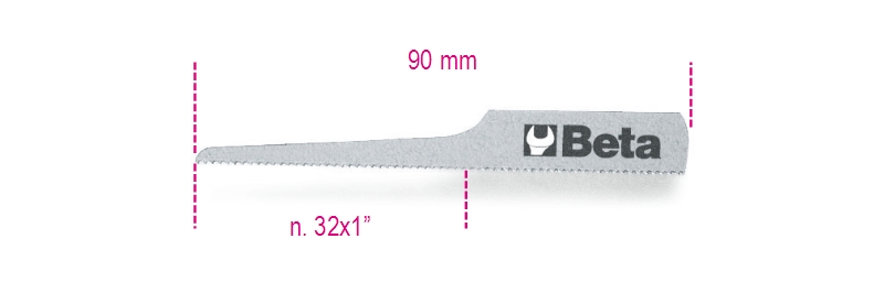 Bimetal blades for air saw 1942A category image