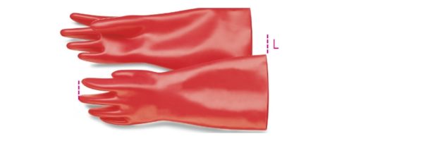Insulating gloves in latex
