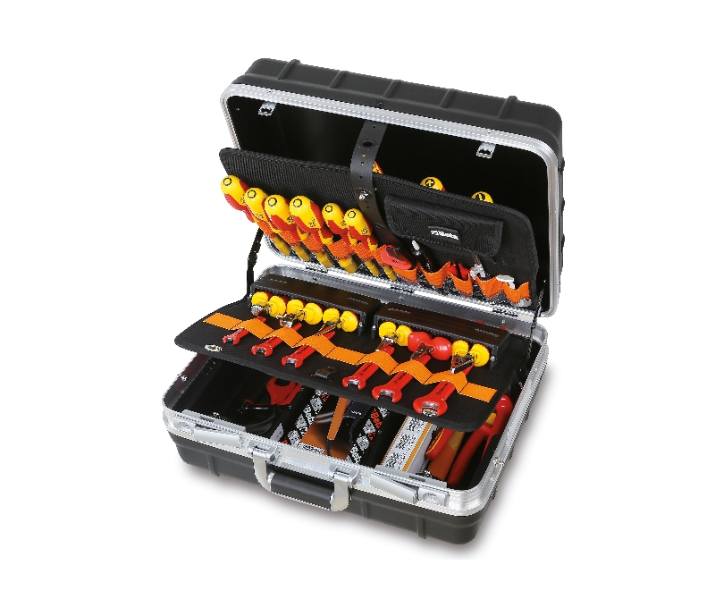 Tool cases with assortments of tools for electronic and electrotechnical maintenance category image
