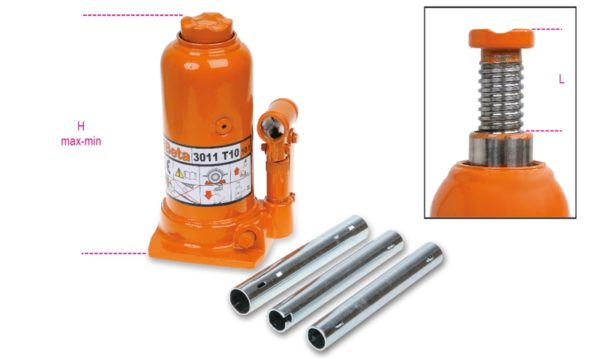 Hydraulic bottle jacks