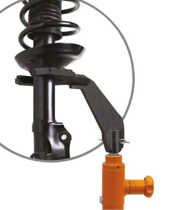 Shock absorber support for pit jacks - Image 2