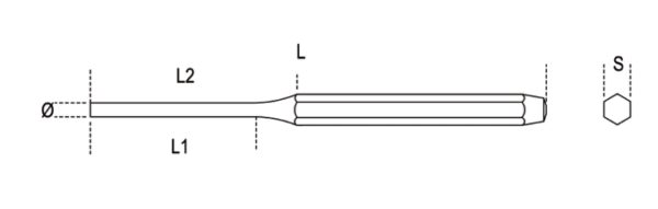 Pin punches, long series - Image 2