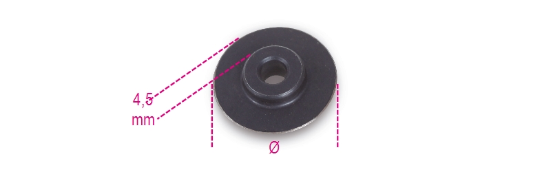 Spare cutter wheel for items 336 and 338 for plastic pipes category image